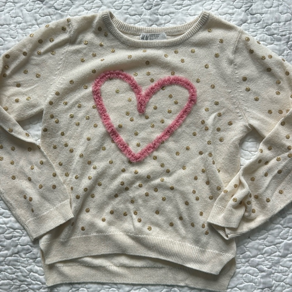H&M girls sweater. Size 6x-7